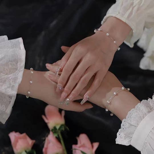 happyzzzsu - Wholesale Beaded Bracelet - Handmade Freshwater Pearl Bracelet1