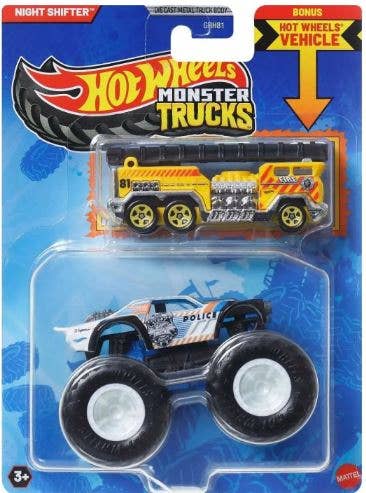 Empire Discount - Wholesale Toy Car/Truck - Kids - Mattel Hot Wheels Monster Truck 1:64 with Crushable Car4