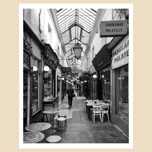 Paris Art Print (11x14): Passage des Panoramas for wholesale by Charlotte to Paris