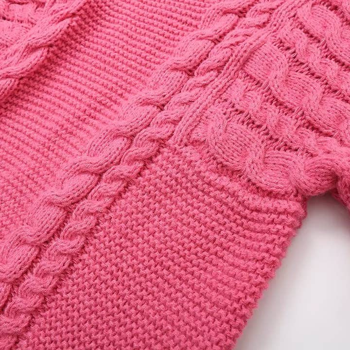 EmberLoom - Wholesale Knit Sweater - Women's - Women's French Style Cable Knit Long Sleeve Pullover sweater4