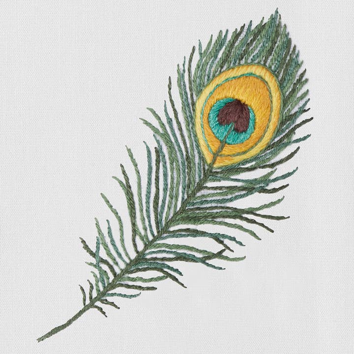 Henry Handwork - Wholesale Hand Towel - Peacock Feather Hand Towel