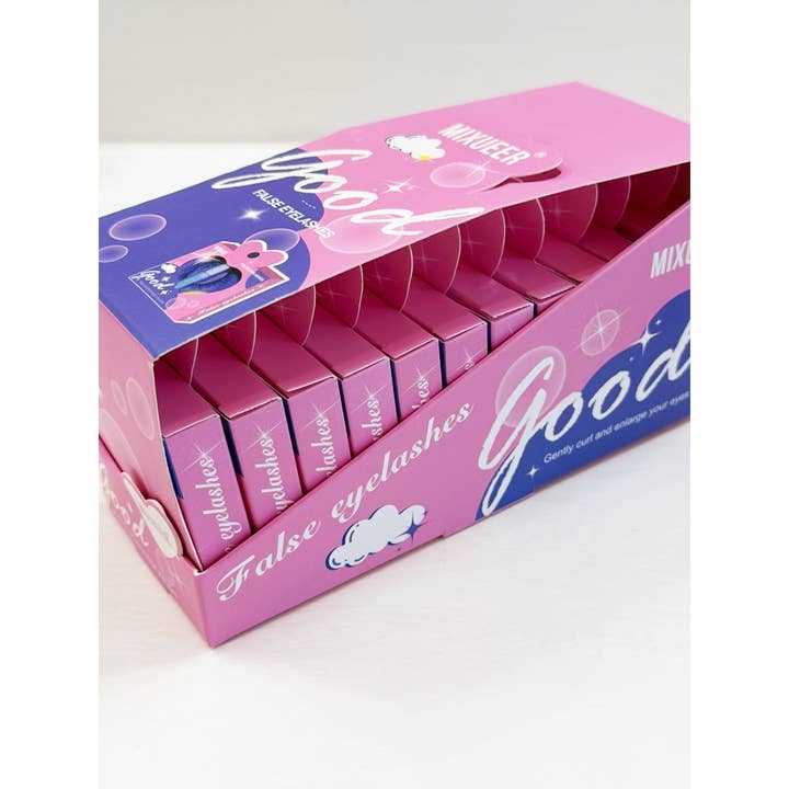 BLACK Natural Look False Eyelashes for wholesale on Faire5