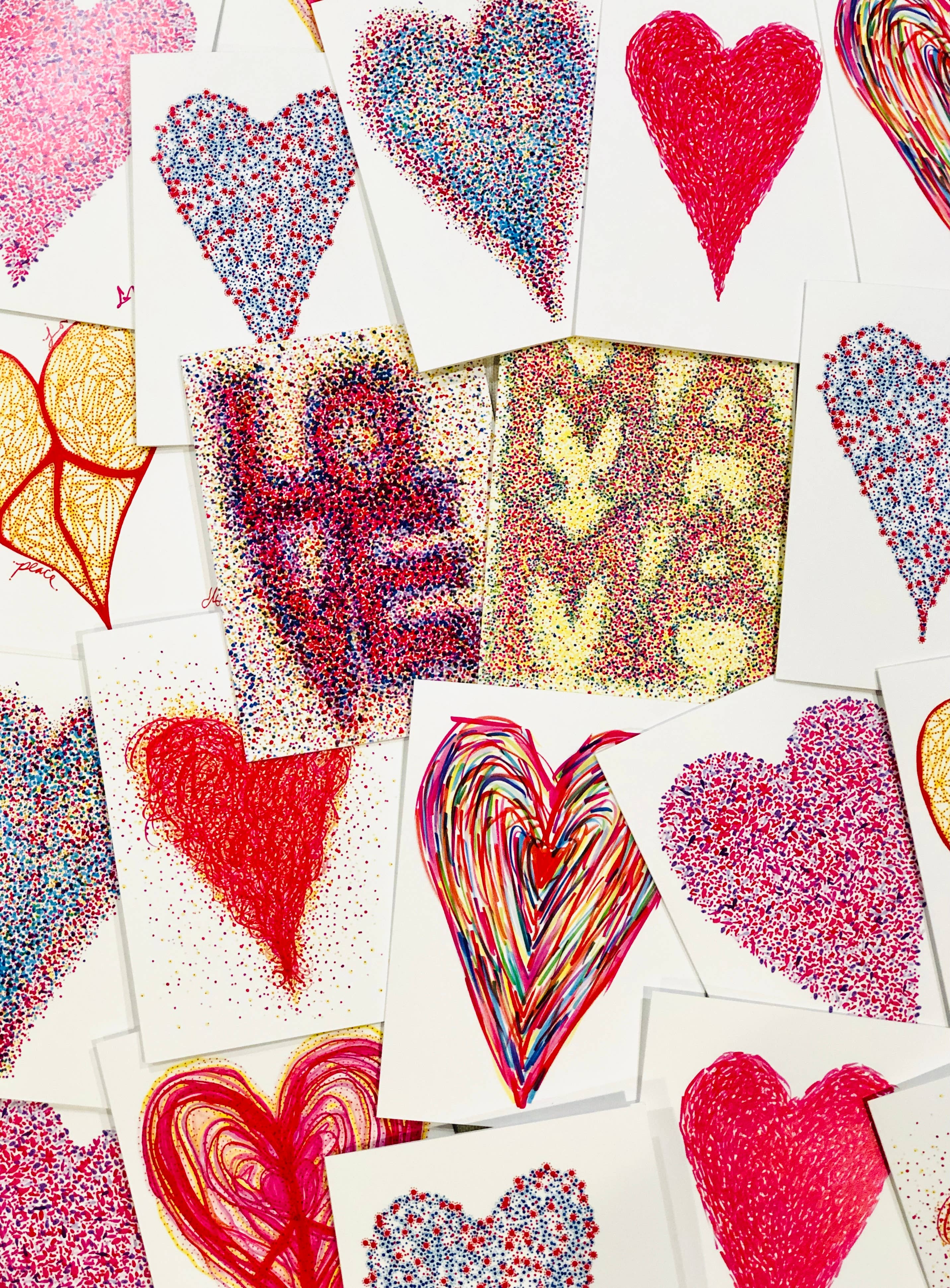 Gallery of Good® - Wholesale Love Card - "Mon Coeur No. 2" Fine Paper Card w/envelope7