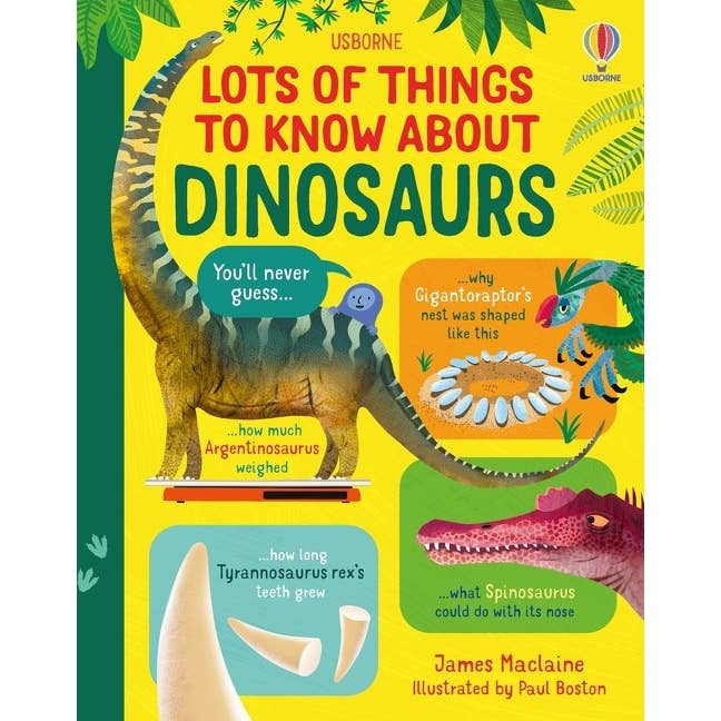 Lots Of Things To Know About Dinosaurs: James Maclaine for wholesale by HarperCollins