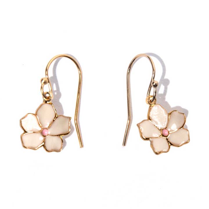 Kimi ivory earrings for wholesale by Le Petit Lien de Paris