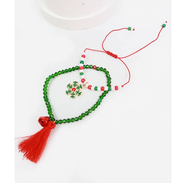 2-Pcs Christmas Theme Bracelet for wholesale by Love and Repeat