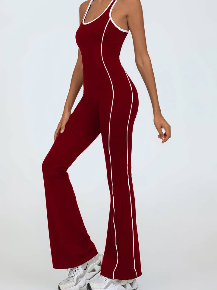 Mccolin - Wholesale Unitard - Women's - Flared Activewear Jumpsuit4