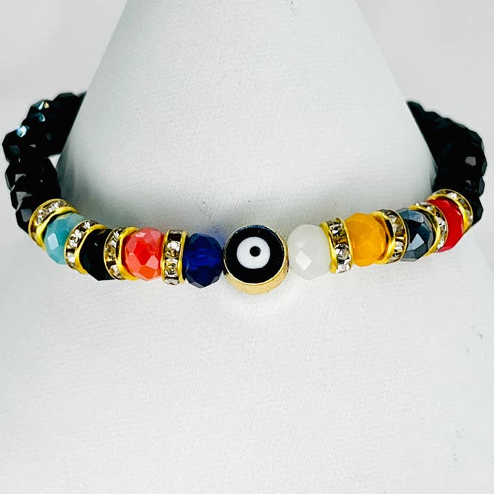 Stretchy Bracelet | Evil Eye Bracelets for wholesale by Loli