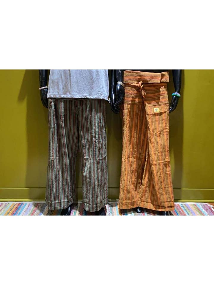 Katmandu Trading Co. - Wholesale Pants – Women's - Thai Fisher Cargo Pocket Pants – Prepack of 4 Colors: Stripe6