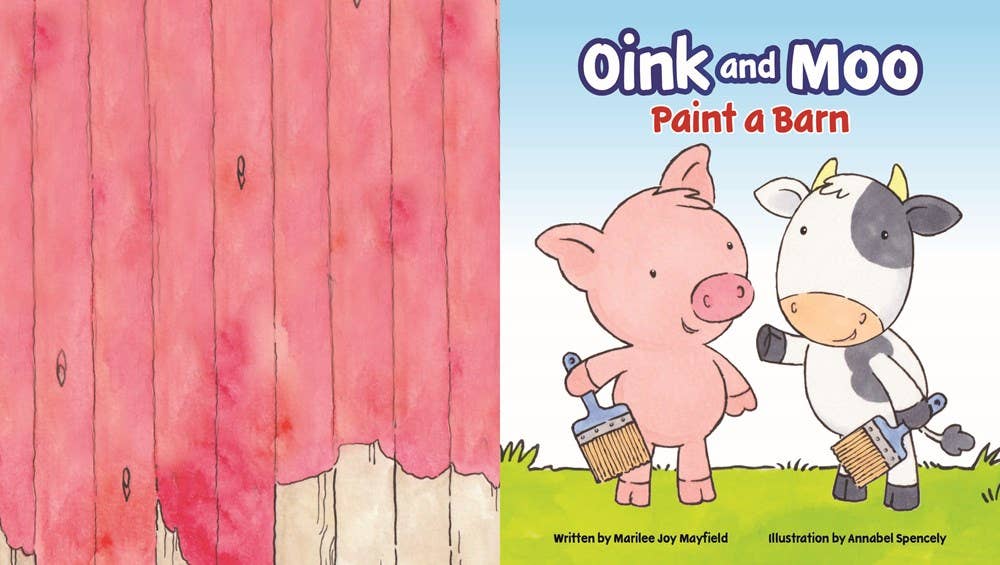 Gibbs Smith - Wholesale Baby & Toddler Book (0-2) - Oink and Moo Paint a Barn1