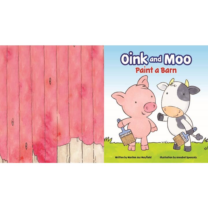 Gibbs Smith - Wholesale Baby & Toddler Book (0-2) - Oink and Moo Paint a Barn1