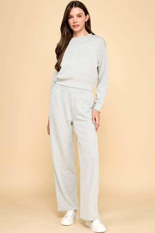 MIO WHOLESALE - Vente Ensemble de vêtements d'intérieur – femme - ENSEMBLE PULL-OVER & PANTALON AIR SCUBA CLASSIC SR01SET13