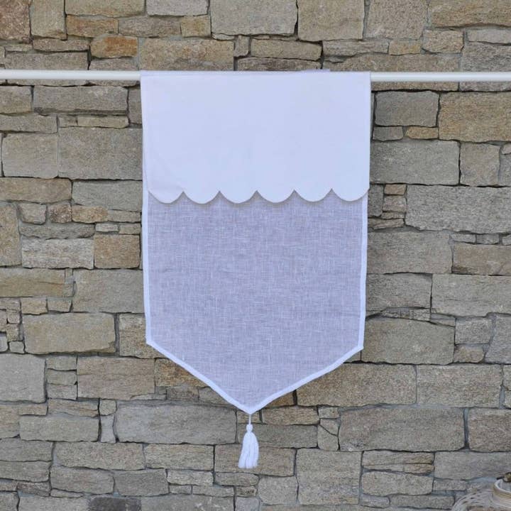 Brise bise Ile d'Yeu wit voor wholesale door Maison d'été