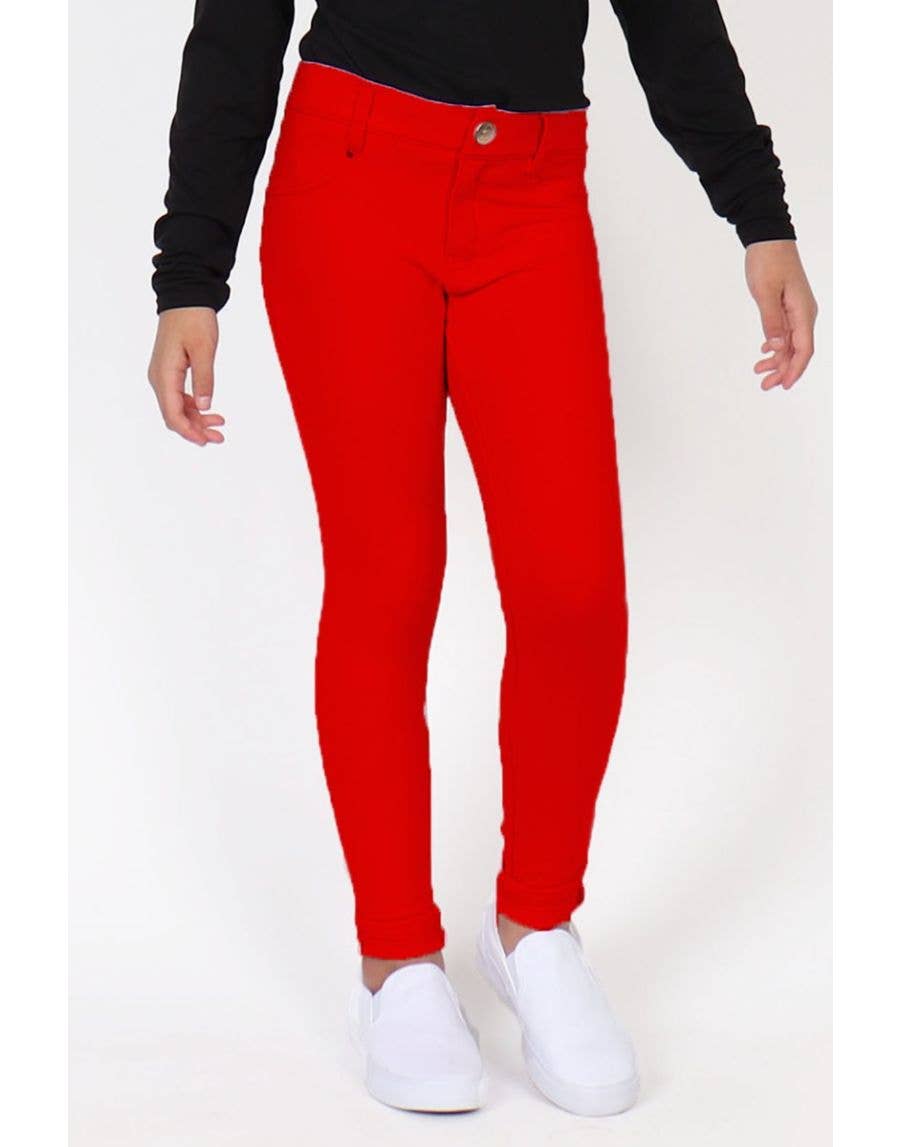 Cutie Patootie Clothing - Wholesale Broek - Kinderen - GCP-8642A Moleton Skinny Super Stretch broek voor meisjes  3