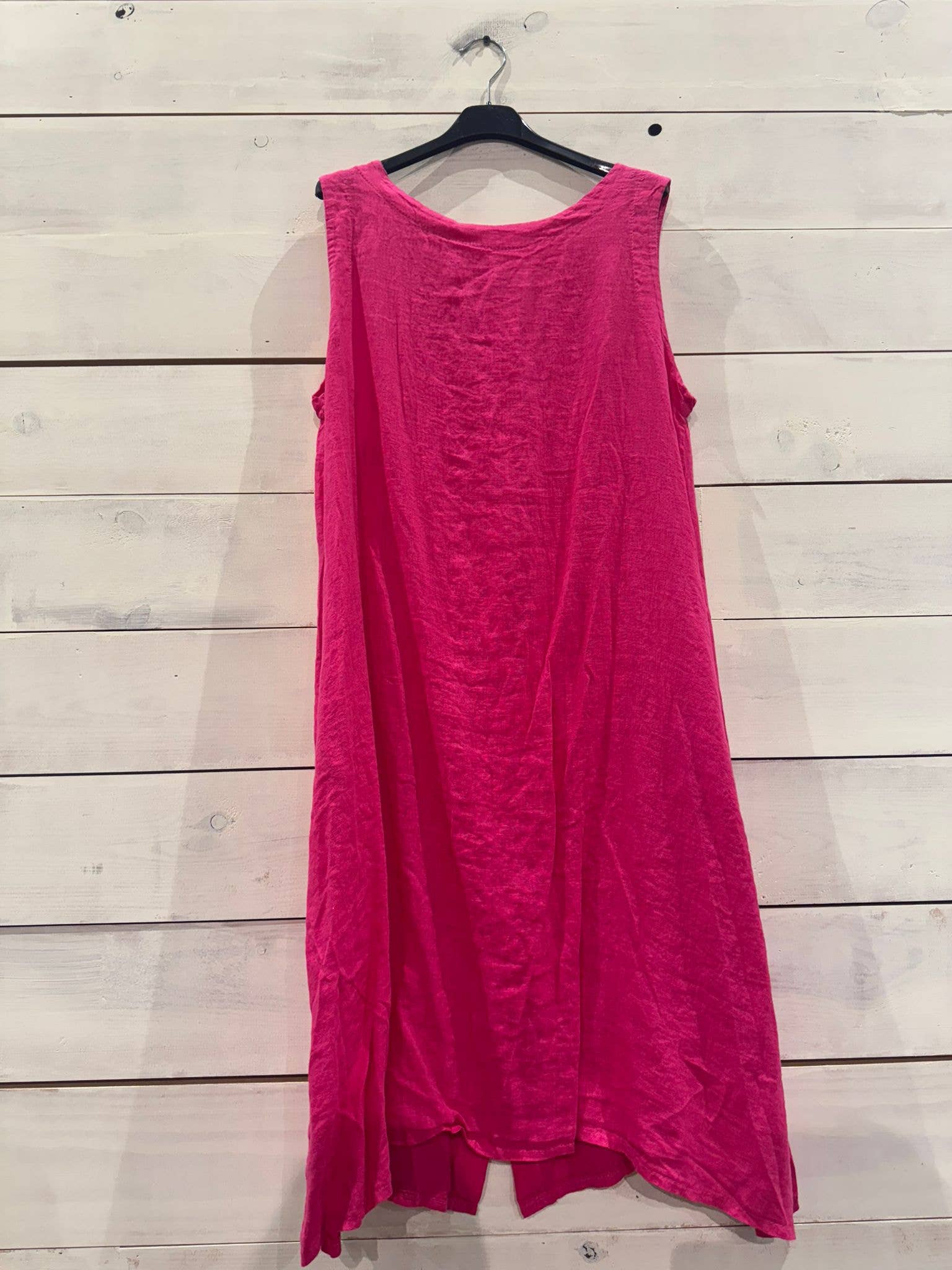 Linos y Textiles – wholesale Dress – Women's – REF 29306 SHORT SLEEVE DRESS SISA LINEN 100%12