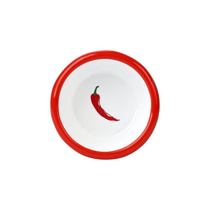 Talking Tables EU - Wholesale Condiment/Dip Bowl - Hot Stuff Chilli Enamel Dip Dish - 8cm4