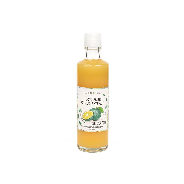 KANKITSU LABO - Wholesale Flavored Syrup - 100% Pure Sudachi Extract | すだち | 9.3 floz