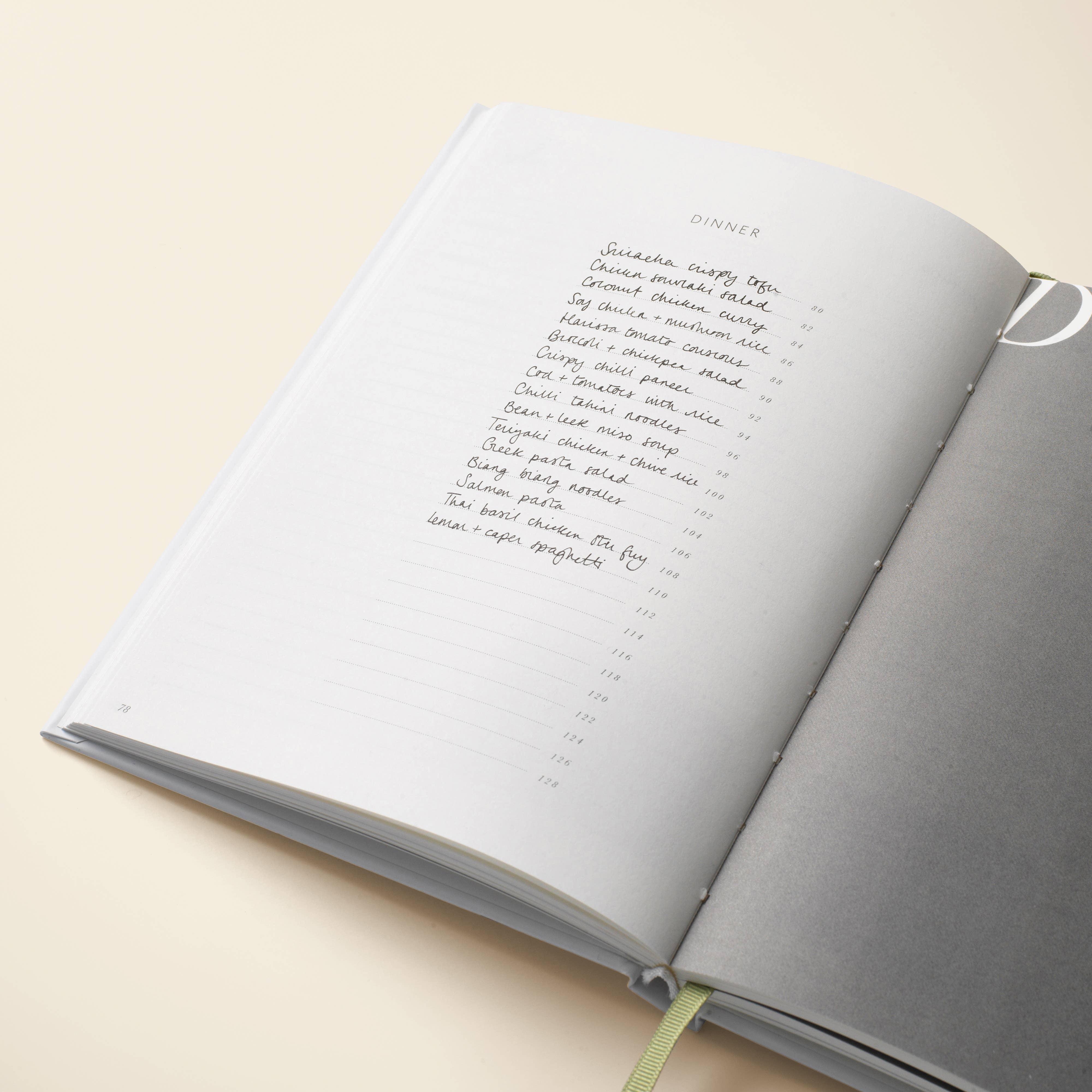 Papier - Wholesale Journal/Diary - Guided Recipe Journal, A5 Hardcover - Al Fresco2