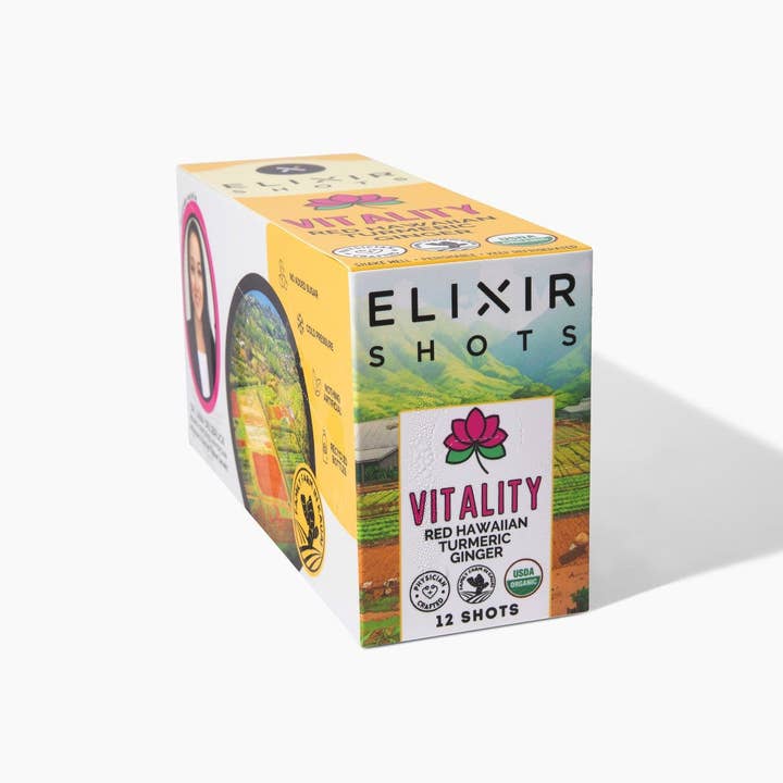 Elixir Shots - Wholesale Wellness Juice/Tonic - Vitality - Organic Immunity Boost
