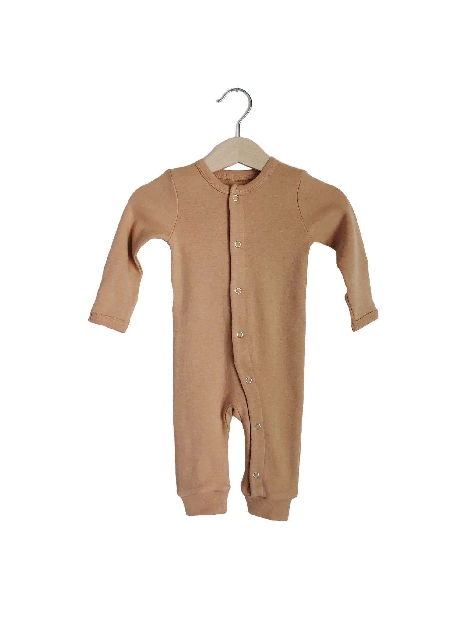 Modern Burlap - Wholesale Jumpsuit - Baby - Organic Button Coverall | Solids & Prints7