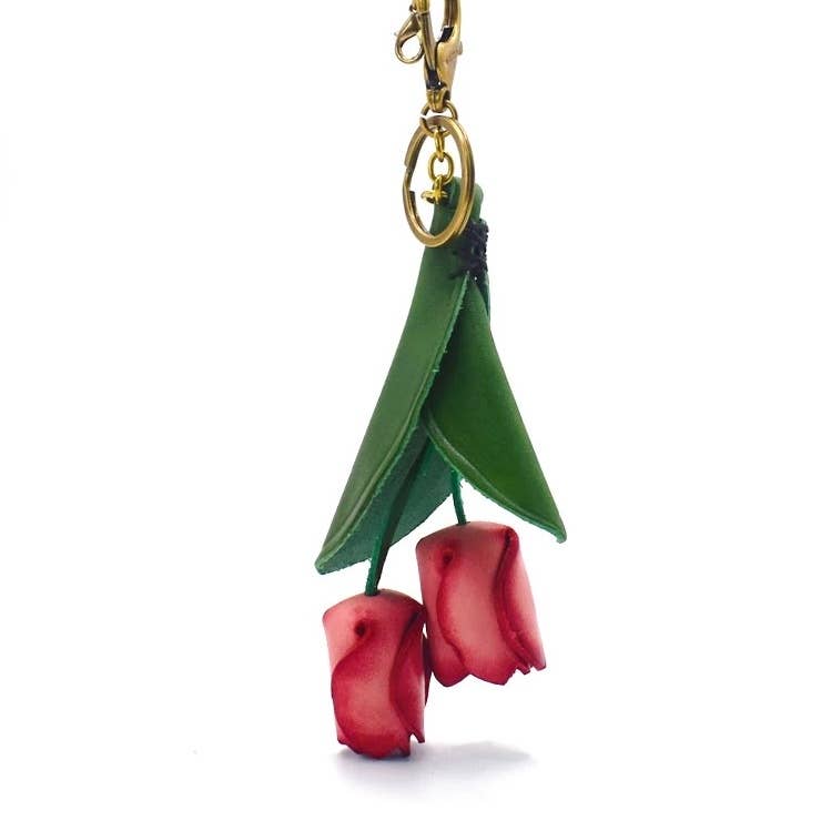 Sook Stainable - Wholesale Shoulder Bag - Women's - Grain Leather Handmade Tulip Bag Charms Key Holder8