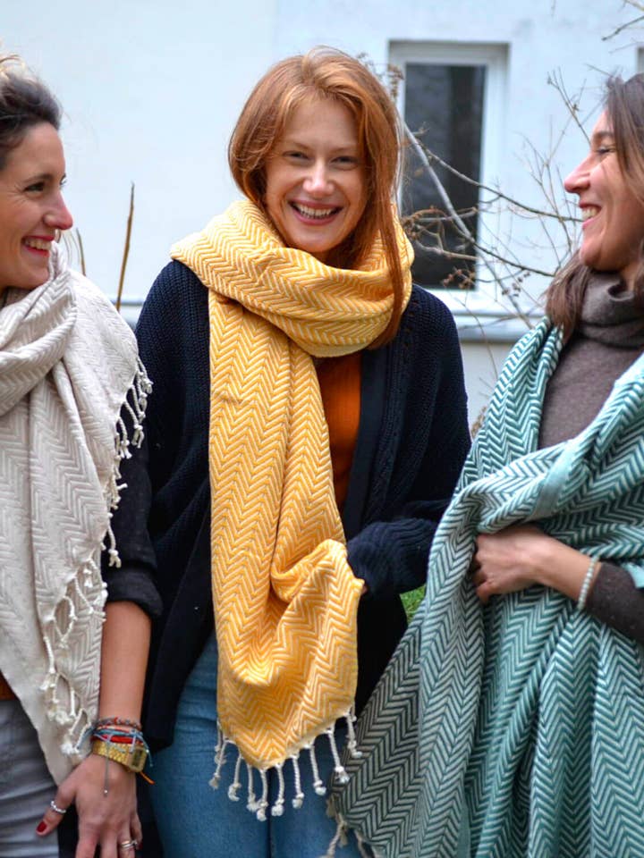 Scandinavian Series - Shawls and Wraps for wholesale by EL PATITO TOWELS & BATHROBES