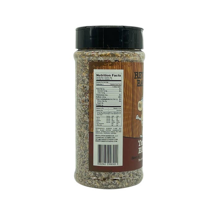 Revolution Barbecue – Großhandel BBQ-Rub – Texas Beef BBQ Rub — Am besten auf Bruststück, Steak und Burger, 16 oz2
