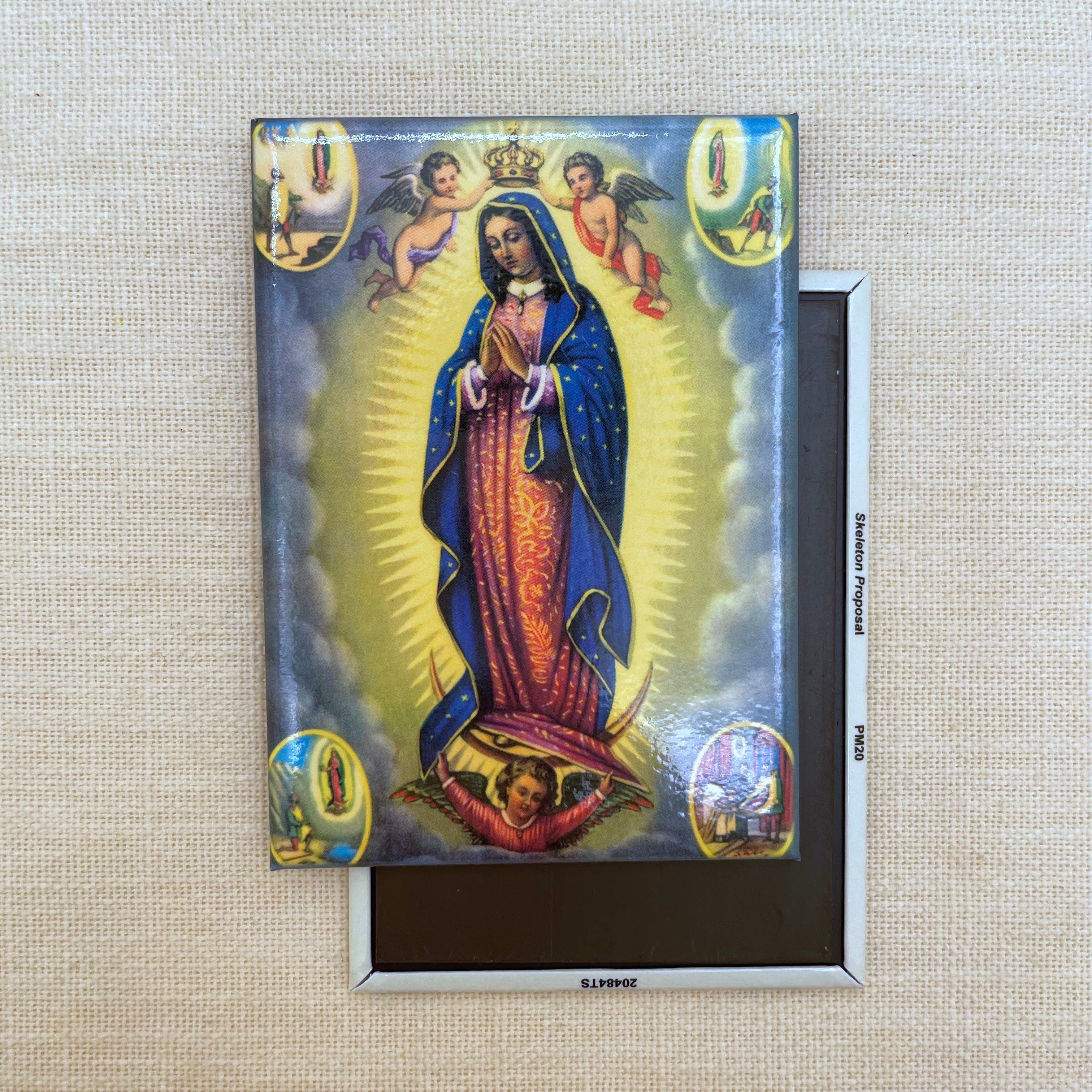 Tesoros Trading Company - Wholesale Magnet - Virgin of  Guadalupe w/Images Magnet, US1