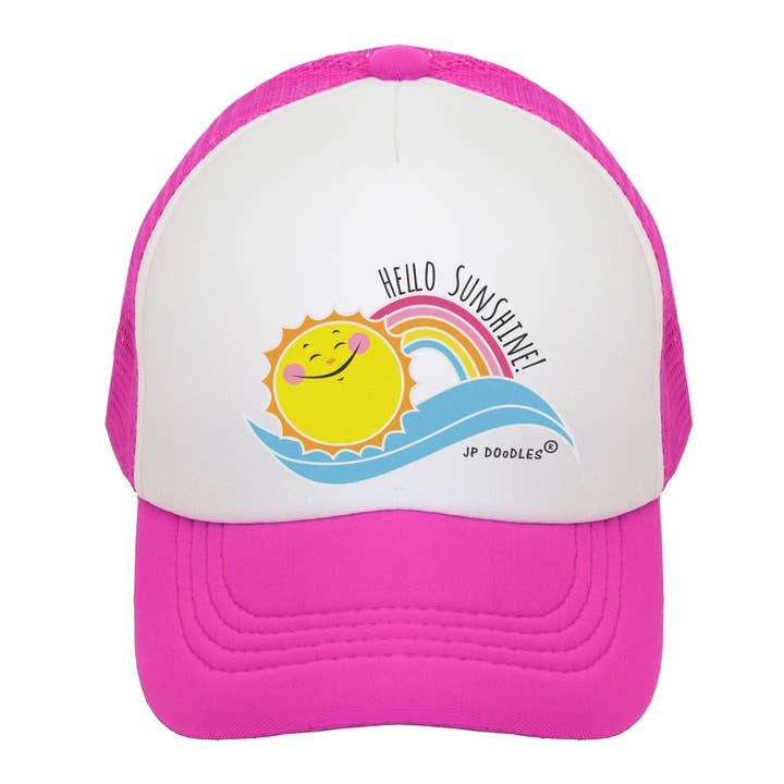 JP Doodles - Vendita all'ingrosso Cappello - Bambini - Hello Sunshine - Cappello da trucker per bambini1