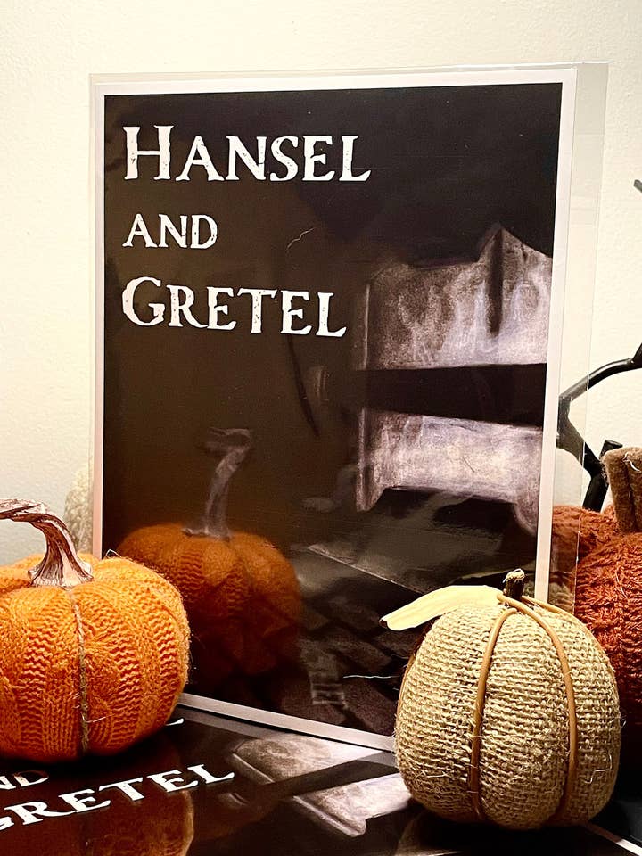 Hansel and Gretel Charcoal Print for wholesale by Burning Branches Creatives