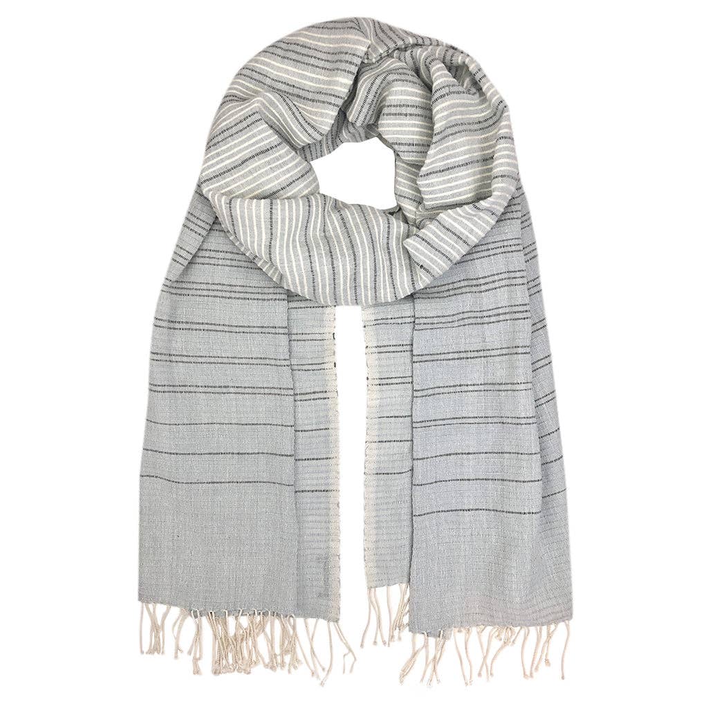 SLATE + SALT - Wholesale Scarf - Women's - Ethiopia Handloom Wrap Scarf3
