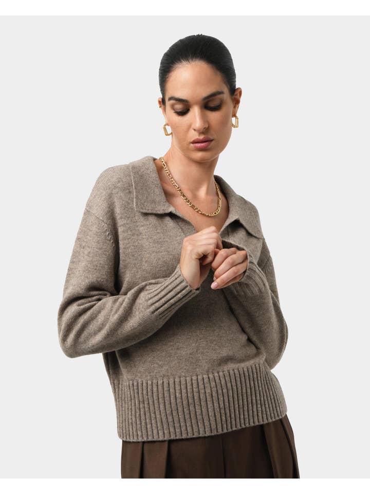 Forcast - Wholesale Knitted jumper – Women′s - Forcast Women's Mina Wool Blend Knit6