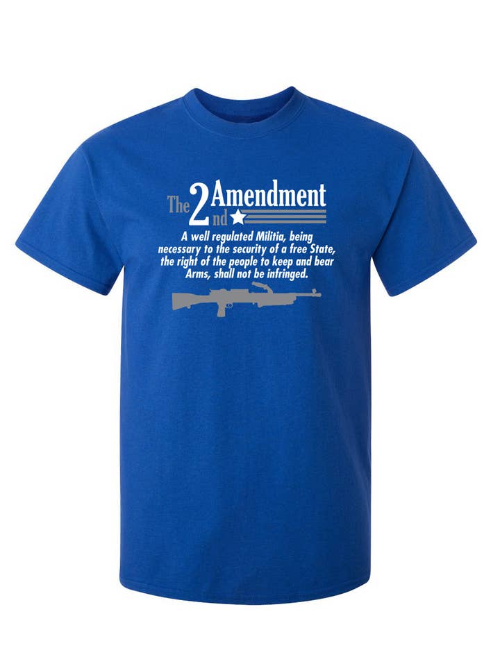Feelin Good Tees - Wholesale Screen Printed T-Shirt - Unisex - The 2nd Amendment A Well Regulated19
