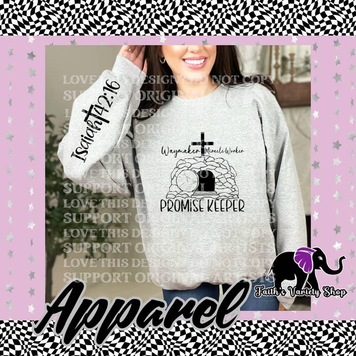 Way Maker Adult Sweater for wholesale by Faith'sVarietyShop