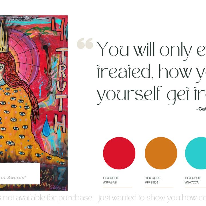 Catrina Higgs - Wholesale Art Print - Catrina Higgs 8x11 Signed & Dated Art Print Queen of Swords3