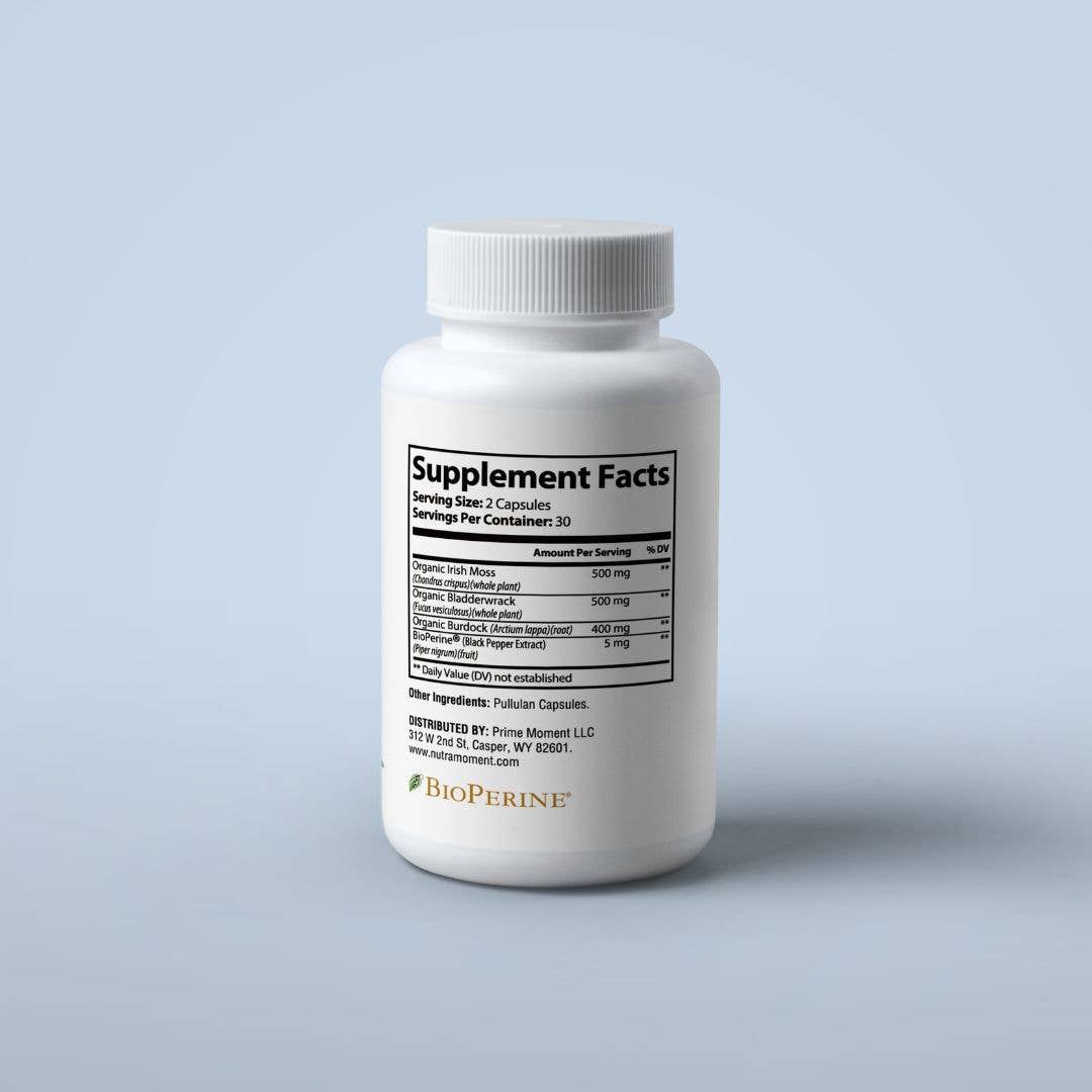 Nutra Moment - Wholesale Oral Supplement/Vitamin - Organic Sea Moss1