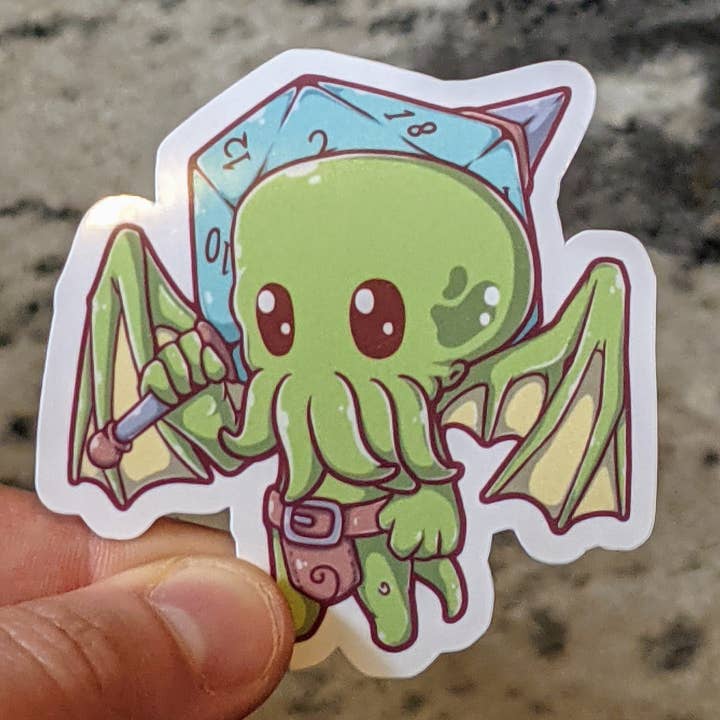 Chibithulu Monster Waterproof Sticker - 2.5" for wholesale by Mimic Gaming Co