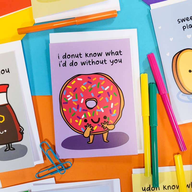 The Playful Indian – Engroshandel Kærlighedskort – I Donut Know Card1