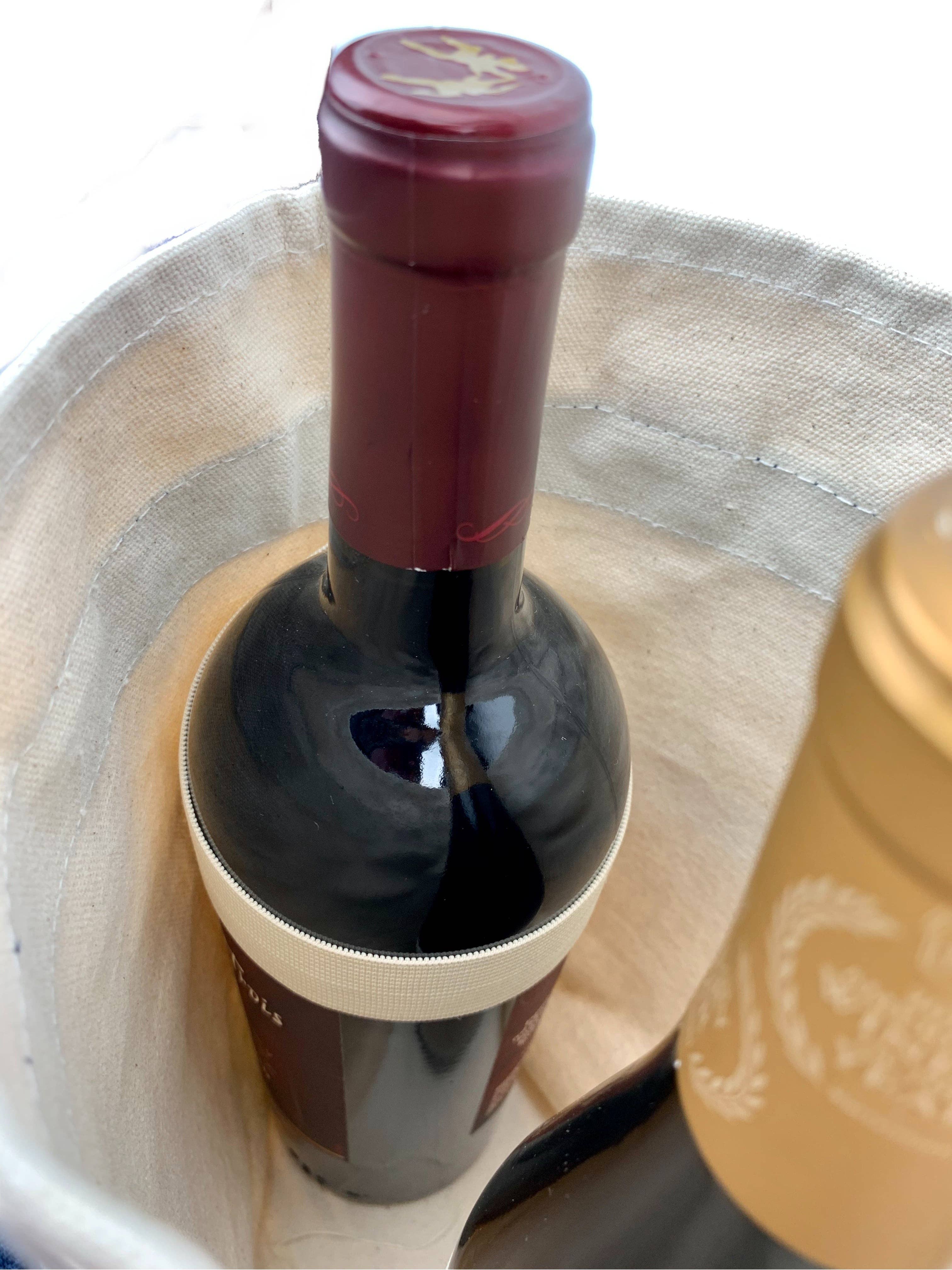 US Bags - Wholesale Wijndraagtas - 2 Flessen Elite Canvas Wijn Draagtas | Reiscadeauhouder8