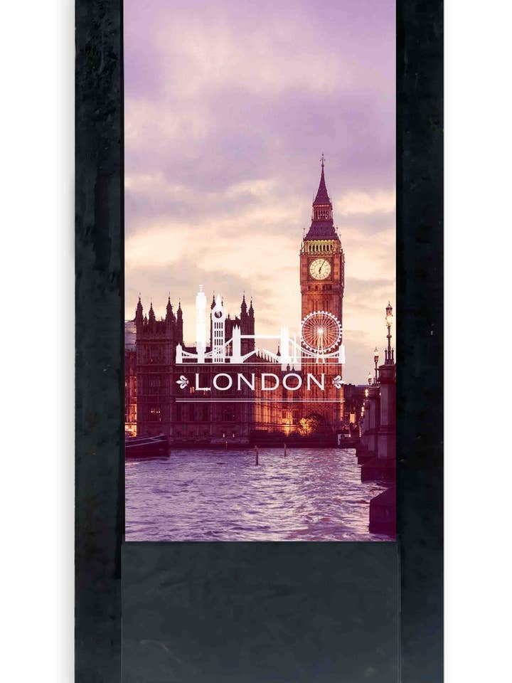 Schwarze Tischlampe London für den Großhandel von DB GROUP SRL