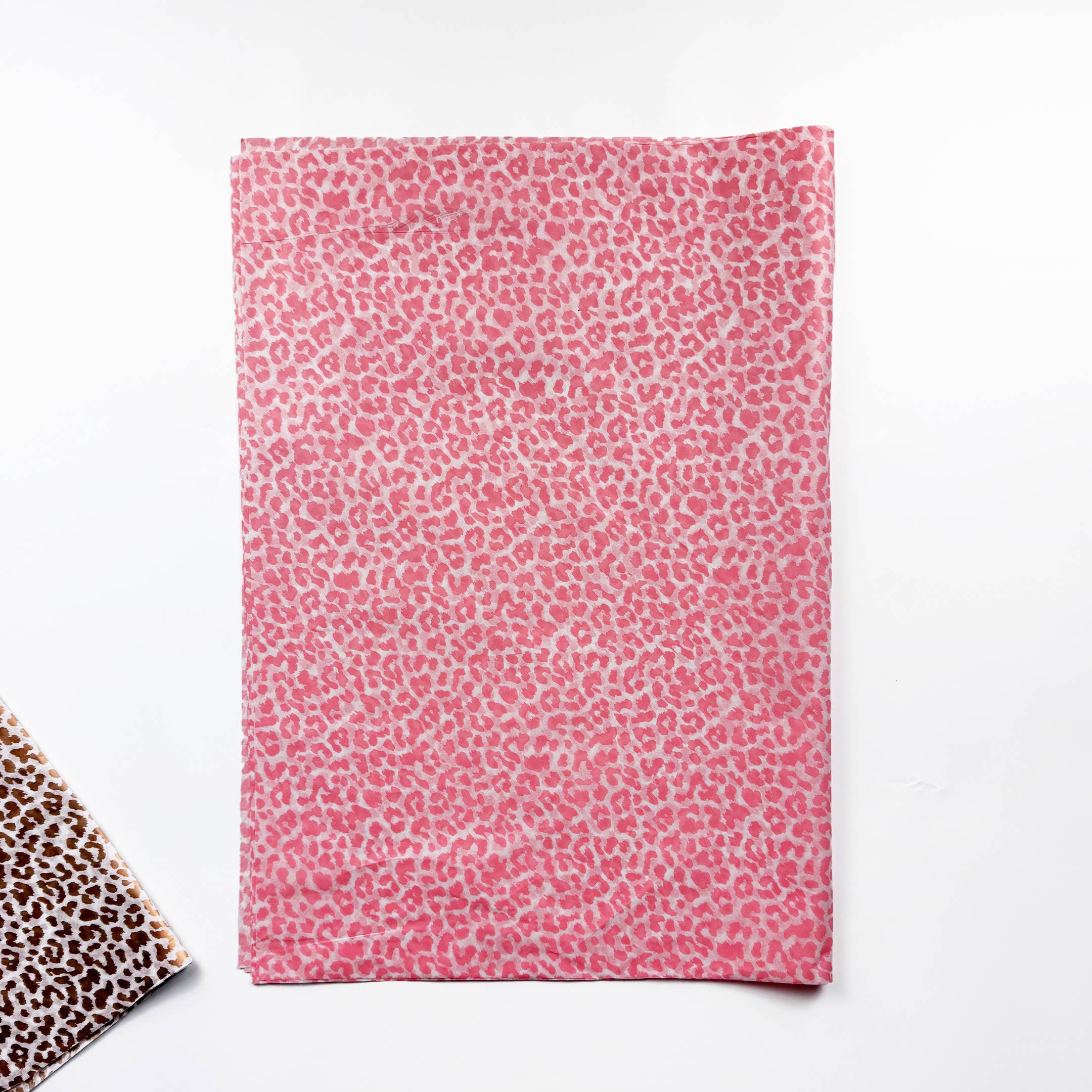 ByHome – Engroshandel Silkepapir – 28" x 20" leopardmønstret 17g indpakningspapir ark1