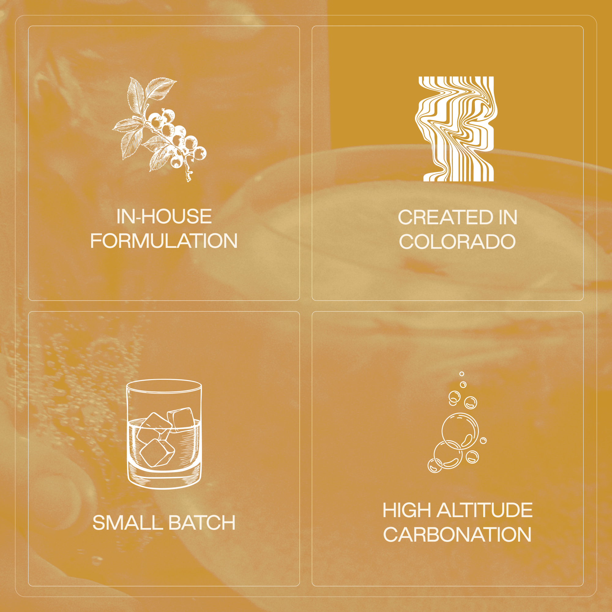 Strongwater – Großhandel Soda/kohlensäurehaltiges Getränk – Sprudelnder NA Golden Spritz - Bitters & Soda4