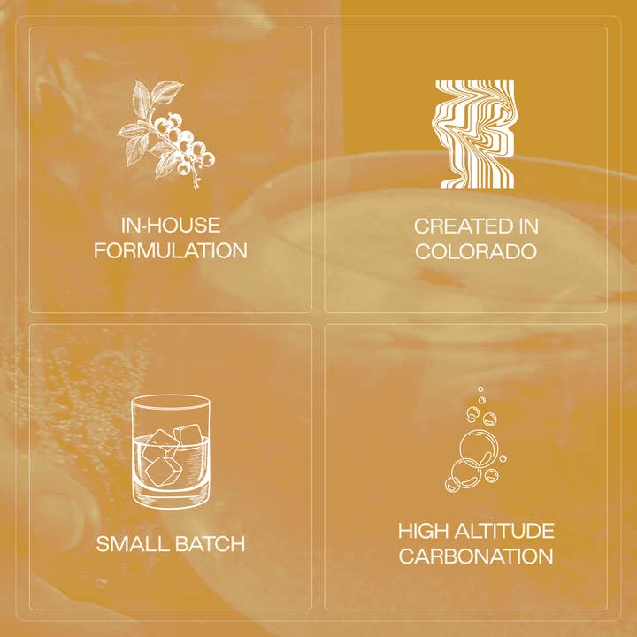Strongwater – Großhandel Soda/kohlensäurehaltiges Getränk – Sprudelnder NA Golden Spritz - Bitters & Soda4