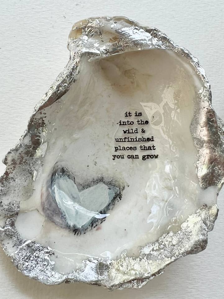 Coastal Decor Oyster Shell Jewelry Trinket Dish for wholesale by UnfiniSHEd