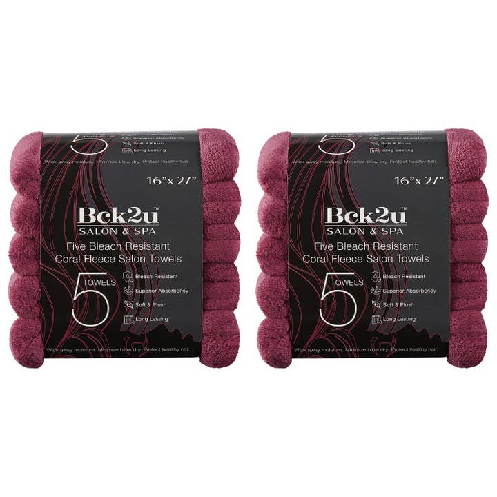 Arkwright Home - Wholesale Towel Set - Coral Fleece Microfiber Bleach-Safe Salon Towels-Pack of 107