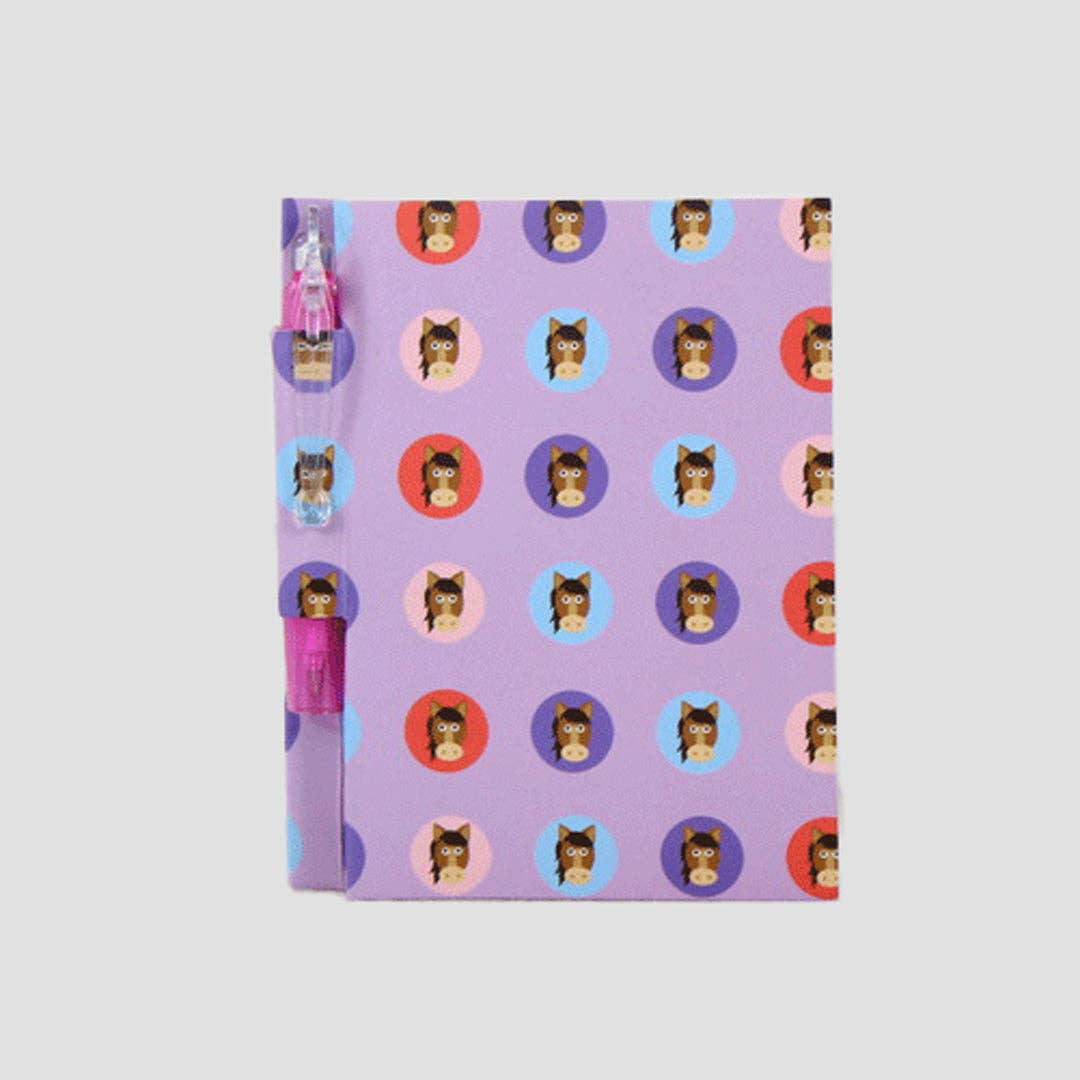 REMOVED BRAND – wholesale Notebook – Horse Mini Notebook With Pen0