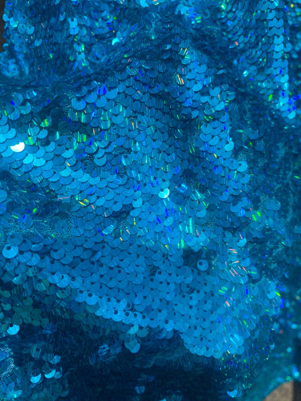 Fumbalinas – wholesale Kaftan – Women's – Turquoise Holographic Sequin Maxi Kaftan Gown / Kimono Robe22