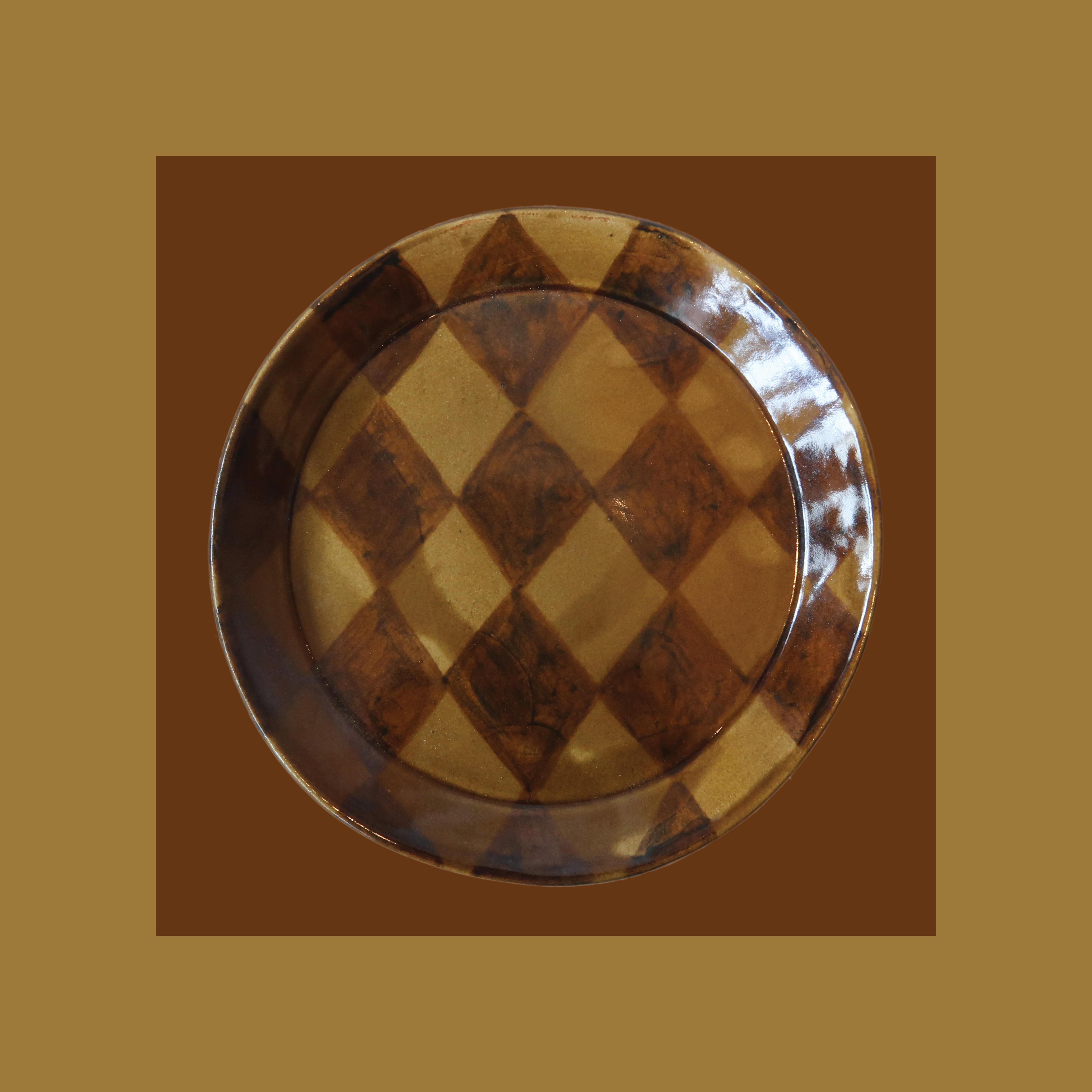 Paige Mitchell - Wholesale Dinner Plate - Honey Glaze Circus Side Plate1