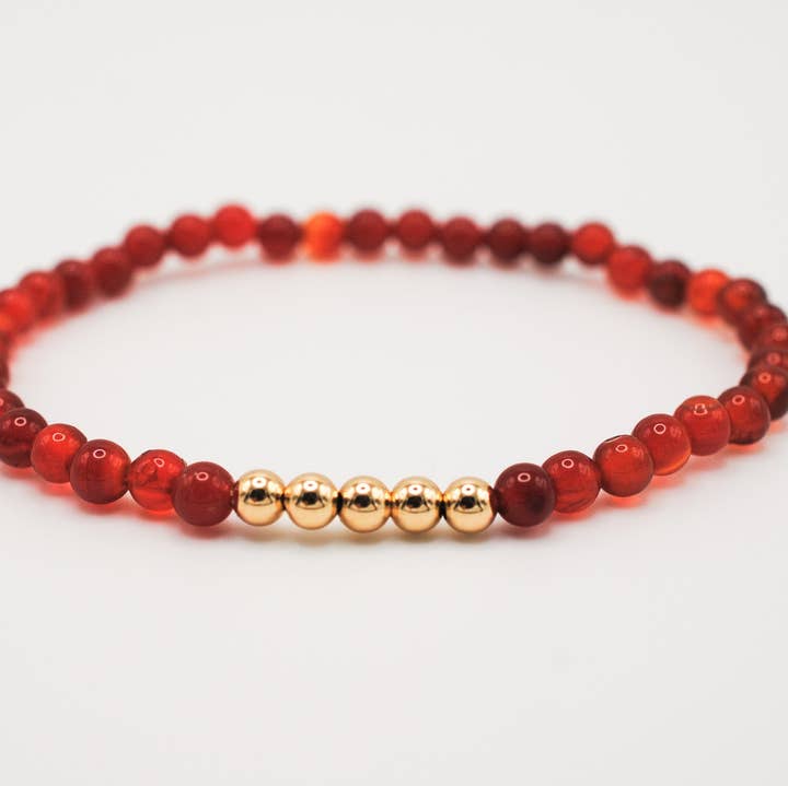 Carnelian Ascension Bracelet for wholesale by Ripple | Reiki Infused Jewelry