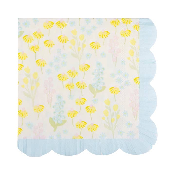 EPS1139 - Scalloped Fringed Cocktail Napkin for wholesale by My Mind’s Eye